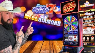 Super Charged 7s and Mega Diamond slot machine play 🎰 Cowboy Slots Zone [upl. by Manya420]