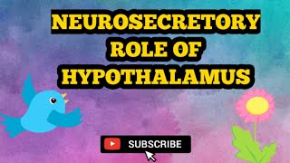 Endocrine System Neurosecretory Role Of Hypothalamus NMDCAT Federal BookUrdu or Hindi [upl. by Mcnully73]