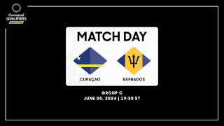 Curaçao vs Barbados  Concacaf Qualifiers  Road to 2026 [upl. by Nnanaej927]