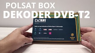 Polsat Box dekoder DVBT2 z dostępem do płatnych kanałów sportowych i informacyjnych [upl. by Averell]