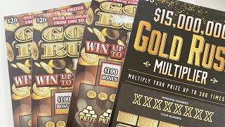 Gold Rush tickets floridalottery [upl. by Popele]