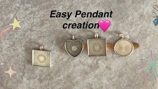 58 Easy UV ResinPendant Creation 🩷💐 [upl. by Harol929]