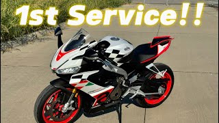 2024 Aprilia RS 660 Extrema 1st Service [upl. by Zabrina958]