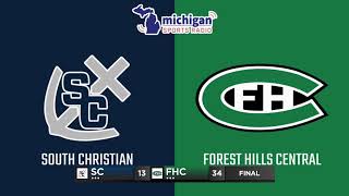 Football South Christian vs Forest Hills Central [upl. by Keiryt332]