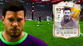 93 Golazo Icon Xabi Alonso Player Review  EA FC 24 [upl. by Bennion]