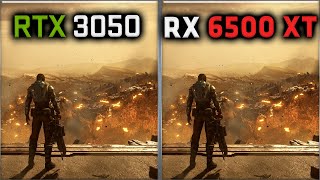 RTX 3050 vs RX 6500 XT Benchmark – 59 Tests [upl. by Moia]