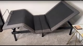 How to Assemble a Twin XL Adjustable Bed with Thickened Frame  Unboxing and Assembly Demo [upl. by Zerelda253]