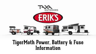 TAXA TigerMoth  Trailer Power Battery amp Fuses [upl. by Netsirhk]