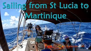 Caribbean Sailing from St Lucia to Martinique S8Ep7 [upl. by Adiela621]