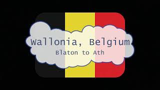 Cycling in Wallonia Belgium part 22 Blaton to Ath [upl. by Gnanmas]