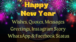 The Best New Year Wishes Quotes MessagesStatus Greetings for Friends Family Relatives [upl. by Harpole]