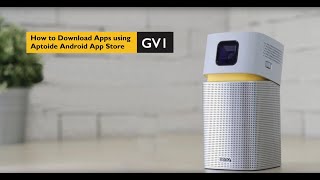 GV1 Update  How to install Apps on GV1 Projector using Aptoide App [upl. by Eustis]