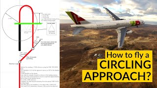 CIRCLE to LAND with an AIRBUS A320 Explained by CAPTAIN JOE and PascalKlr circlingapproach A320 [upl. by Artemed]