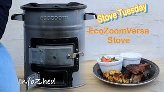 EcoZoom Versa Stove Awesome bit of kit when fuelled with charcoal [upl. by Fiester]