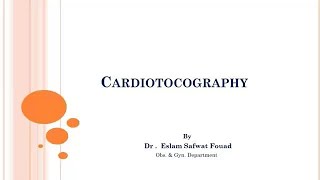 Cardiotocography CTG [upl. by Melesa]