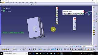 Catia v5 Part Design Hole Option Full Tutorial [upl. by Raff]