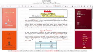 Pharmaceutics 04 Pharmacopoeia amp Its Basic Introduction  फर्माकोपिया क्या है उपयोग क्या है [upl. by Sefton585]