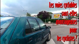 Les voies cyclables sontelles vraiment avantageuses pour les cyclistes [upl. by Enoj72]