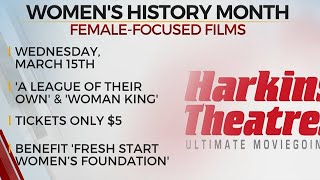 Harkins Theatres Offering FemaleFocused Film Special [upl. by Joris942]