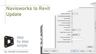 Navisworks to Revit  Update [upl. by Maurey137]