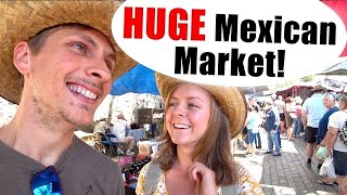 What the TIANGUIS Mexican Street Market Ajijic Jalisco [upl. by Dnomyar]