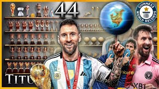 TODOS los Títulos de Lionel Messi 2004  2024  RECORD MUNDIAL [upl. by Oyr]