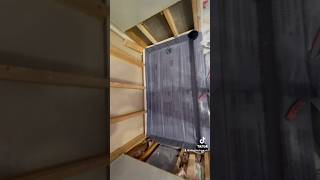 Installing Shower pan Liner diy home construction shorts fyp plumbing subscribe foryoushare [upl. by Aisek]