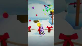 Placing a silver Christmas ornament on a tree in holiday world ps99 [upl. by Gibert567]