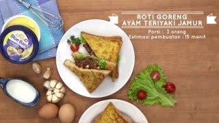 Roti Goreng Ayam Jamur Teriyaki [upl. by Adirem857]