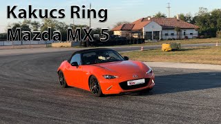 Kakucs Ring  Mazda MX5 ND G184  couple fun laps [upl. by Ecissej]