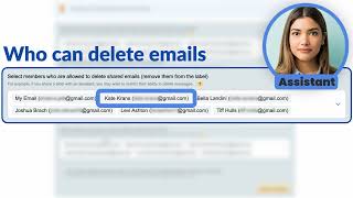 Share Gmail Labels Looking at how to use deletion permissions [upl. by Duomham]