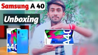 Samsung A40 Unboxing  Thenutrigurl  Samsung A40 Specification cameraPubg Price [upl. by Lerraf154]