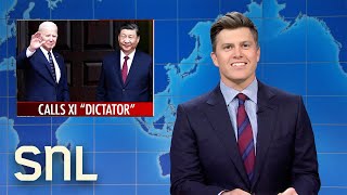 Weekend Update Biden Calls Chinese President a Dictator Trump Jr Testifies in Fraud Trial  SNL [upl. by Rehpotsihrc303]