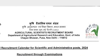 ARSNET examination2024 notification UPDATES  ASRB [upl. by Maude]