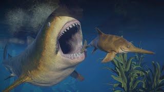 Jurassic World Evolution 2 Megalodon pod vs Ichthyosaurus pod [upl. by Tracy]