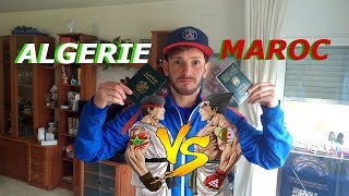 MAROC vs ALGERIE passport واش من جواز اقوي ديال الجزائر ولا ديال المغرب [upl. by Anilesor]