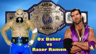 UFW  Ox Baker vs Razor Ramon [upl. by Adikram385]