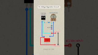 🔥DIY AC Voltage Regulator Using BT136 TRIAC🔥 [upl. by Kessel]