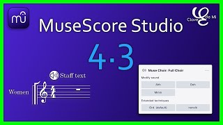 MuseScore Studio 43  Novedades  Indicadores de Sonido Sound flags [upl. by Goldsmith]