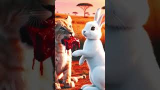 Lion beby cartoon Hindi movie rabbit and lion frindship [upl. by Seroled277]