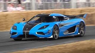 Koenigsegg at Festival of Speed Agera RSN Regera Agera Final Edition Thor amp Agera RS [upl. by Mignonne]