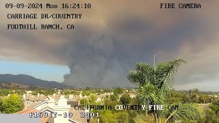 Trabuco Canyon Fire socalfire OCFA wildfire socal [upl. by Mclain]