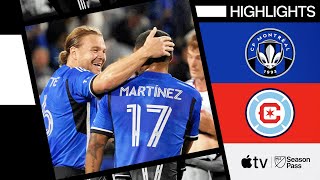 CF Montréal vs Chicago Fire FC  Martínez Beauty  Full Match Highlights  September 21 2024 [upl. by Nohsyar]