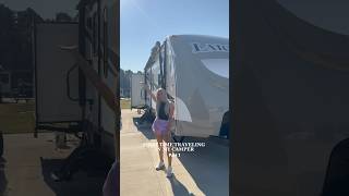 Go to part 2 campergirl camper travel rvpark lifestyle rvlife [upl. by Lunsford]