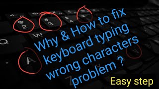 Easy way fix keyboard typing wrong characters windows [upl. by Gitel942]