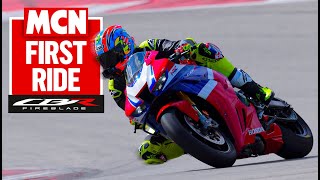 2024 Honda Fireblade SP track test special  Portimao POV  MCN Review [upl. by Eamaj]