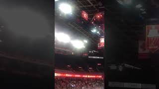 Calgary wranglers goal horn live 3rd goal hockey helpmemakethismakesense [upl. by Golanka]