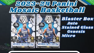 Better than Hobby  202324 Panini Mosaic Basketball Blaster Box opening [upl. by Fitz]