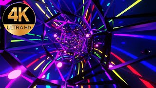 10 Hour 4k TV Fast Moving Relaxing NEON Blue Pink Color Abstract Background Video Screensaver [upl. by Drice463]