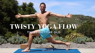 30 MIN TWIST YOGA FLOW FOR SPINE RELEASE [upl. by Dusen]